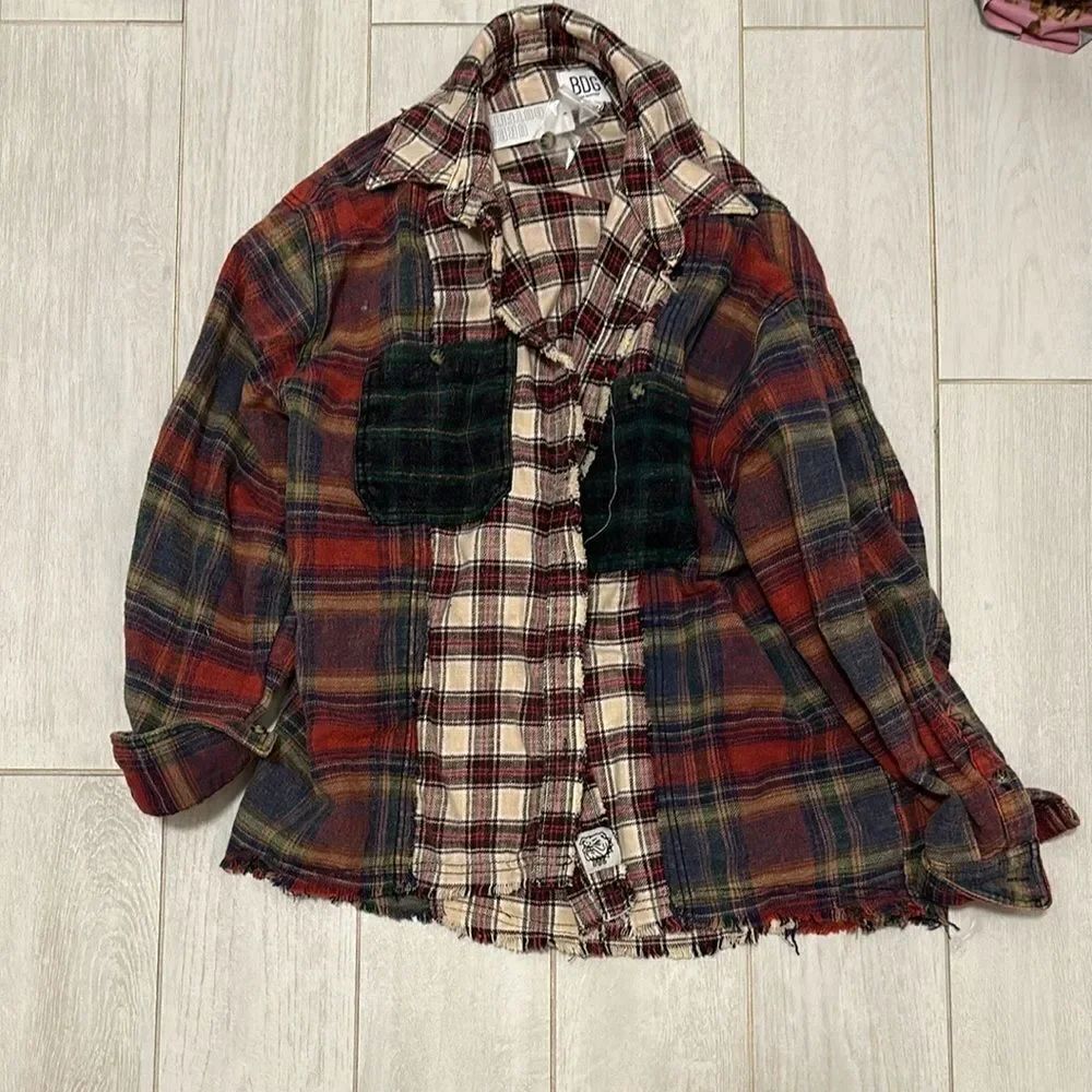 NWT Multicolor flannel Urban outfitters XS